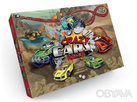 Гра настільна мала Crazy Cars Rally Danko Toys DTG93R
 
Crazy Cars Rally — це за. . фото 1