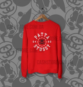 Cвитшот | Толстовка | Stussy x Patta | Унисекс. Київ. фото 1