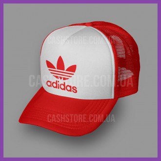 Кепка Тракер Adidas Originals 'ADI TREFOIL' | Красная с белым лбом. Киев. фото 1 Кепка Тракер Adidas Originals 'ADI TREFOIL' | Красная с белым лбом. Киев. фото 1