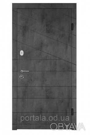 
Уличные двери серии "Концепт" - МДФ-накладка, окрашенная полиуретановой краской. . фото 1