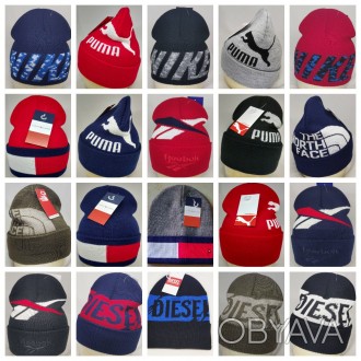 Спортивные шапки модных брендов спорта и моды, шарфы, баффы.
Комплект шапка+баф. . фото 1
