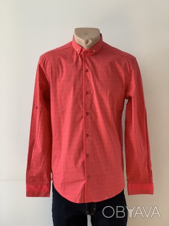 Рубашка мужская коттоновая высокого качества NOSEDA, Турция, 97% коттон, 3% элас. . фото 1