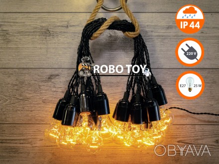 RETRO LAMPA - це широкий асортимент гірлянд для вулиці та приміщення, різного ме. . фото 1