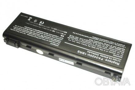 Аккумуляторная батарея для ноутбука Toshiba PA3450U Satellite L30 14.8V Black 52. . фото 1