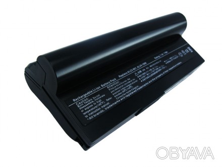 Усиленная аккумуляторная батарея для ноутбука Asus AL22-901 EEE PC 901 7.4V Blac. . фото 1