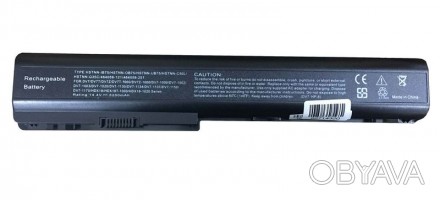 Усиленная аккумуляторная батарея для ноутбука HP Compaq HSTNN-C50C DV7 14.4V Bla. . фото 1