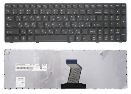 Клавиатура для ноутбука Lenovo IdeaPad (B570, V570, Z570, Z575) Black, (Black Fr. Київ. фото 1 Клавиатура для ноутбука Lenovo IdeaPad (B570, V570, Z570, Z575) Black, (Black Fr. Київ. фото 1