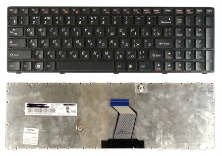 Клавиатура для ноутбука Lenovo IdeaPad (Y570) Black, (Black Frame), RU. Киев. фото 1 Клавиатура для ноутбука Lenovo IdeaPad (Y570) Black, (Black Frame), RU. Киев. фото 1