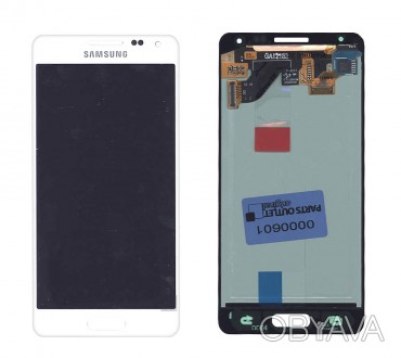 Матрица с тачскрином (модуль) для Samsung Galaxy Alpha SM-G850F белый. . фото 1