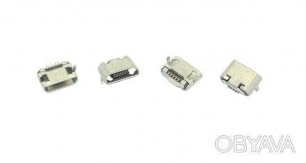 Разъем питания для планшета Micro USB (5 pin) тип USB 1 (RS-MI021).Разъем Micro . . фото 1