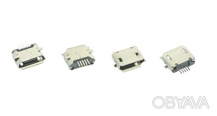 Разъем питания для планшета Micro USB (5 pin) тип USB 10. . фото 1
