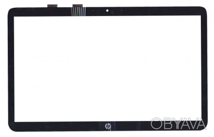 Тачскрин (Сенсорное стекло) для ноутбука HP ProBook 450 черный. . фото 1