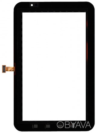 Тачскрин (Сенсорное стекло) для планшета Samsung Galaxy Tab 7.0 GT-P1000 черный. . фото 1
