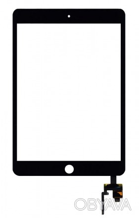 Тачскрин для планшета Apple iPad mini 3 + кабель original черный + кнопка home. . фото 1