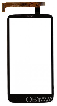 Тачскрин (Сенсорное стекло) для смартфона HTC One X S720e G23 черный. . фото 1