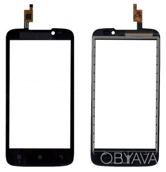 Тачскрин (Сенсорное стекло) для смартфона Lenovo A516 черный. . фото 1