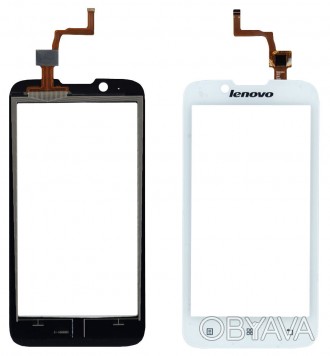 Тачскрин (Сенсорное стекло) для смартфона Lenovo IdeaPhone A328 белый. . фото 1