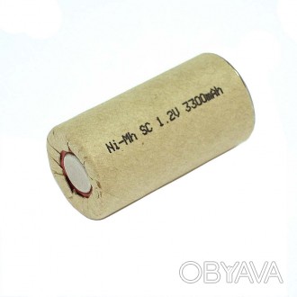 Аккумулятор для электроинструмента Ni-Mh SC 1.2V 3300mAh
Размеры аккумулятора: 2. . фото 1