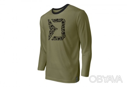 Delphin RAWER Carpath - это серия стильных футболок с длинным рукавом зеленого ц. . фото 1