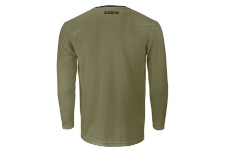 Delphin RAWER Carpath - это серия стильных футболок с длинным рукавом зеленого ц. . фото 3
