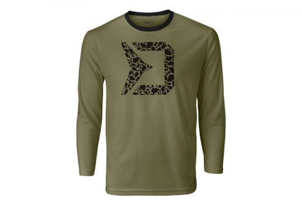 Delphin RAWER Carpath - это серия стильных футболок с длинным рукавом зеленого ц. . фото 4