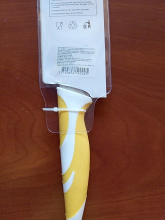 Универсальный нож. Изготовлен из нержавеющей стали. Эргономичная ручка , препятс. . фото 4