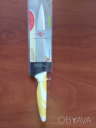 Универсальный нож. Изготовлен из нержавеющей стали. Эргономичная ручка , препятс. . фото 1