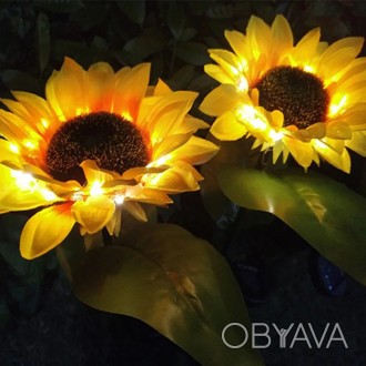 Светодиодный фонарь садовый "Подсолнух" на солнечных батареях, подсолнух
Садовый. . фото 1