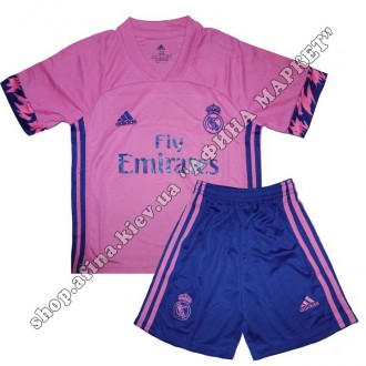 Детская футбольная форма Реал Мадрид 2020-2021 Away Adidas. Купить футбольную фо. . фото 2