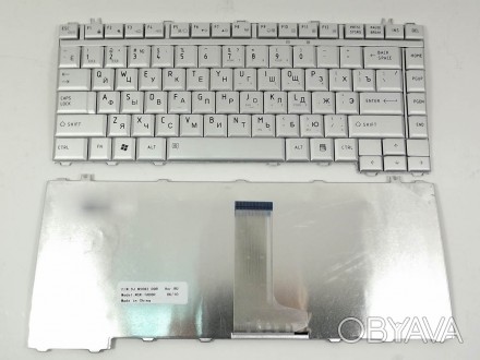 Новая клавиатура для ноутбука Toshiba L305, M300
 серого цвета, с rus буквами.
 . . фото 1