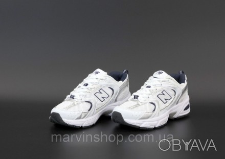 Кроссовки мужские белые New Balance 530 (03541) 
Любимые многими кроссовки Нью Б. . фото 1