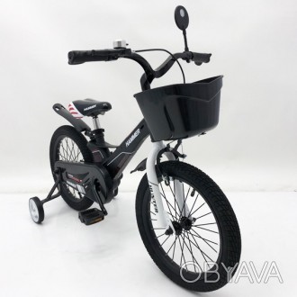 ↵
 
 
Детский двухколесный велосипед 1650D-HAMMER HUNTER черный. Магниевая рама . . фото 1