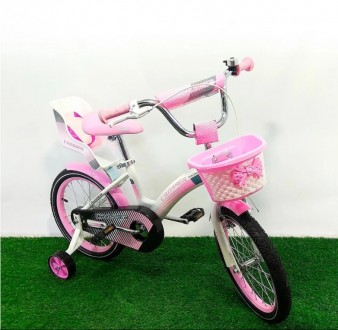 Детский двухколесный велосипед для девочки с корзинкой 18 дюймов KIDS BIKE CROS. Одесса. фото 1 Детский двухколесный велосипед для девочки с корзинкой 18 дюймов KIDS BIKE CROS. Одесса. фото 1