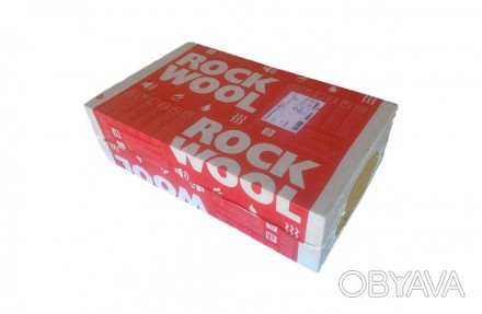 Мінеральна фасадна вата Rockwool Frontrock MAX E виготовляється на основі базаль. . фото 1
