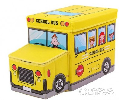 Автобус можно использовать как органайзер для игрушек, большую игрушку и, конечн. . фото 1