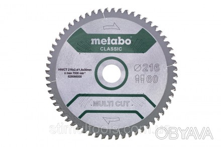 Описание
Твердосплавный пильный диск Metabo Multi cut Classic 305х30 на 80 зубье. . фото 1