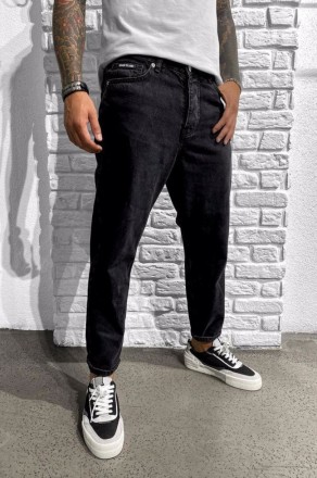 Артикул: BLI 15Мужские джинсы свободные чёрныеМатериал: 97% хлопок , 3% эластанП. . фото 4