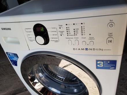 Продаю стиральную машину Samsung Diamond с прямым приводом. Стирает очень тихо, . . фото 4