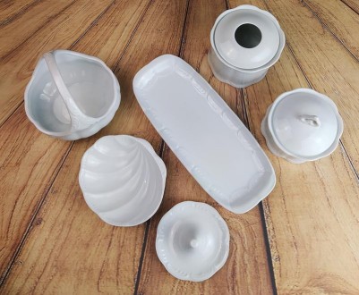 Винтажный набор посуды для туалетного столика. Набор состоит из 6 предметов: шка. . фото 3