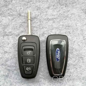 Корпус выкидного ключа Ford3 кнопки Тип лезвия FO21
. . фото 1