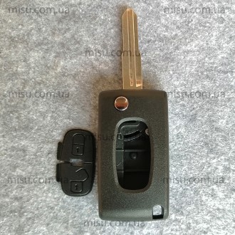 Выкидной ключ для автомобилей Citroen C-crosserPeugeot 40072 кнопки. . фото 2