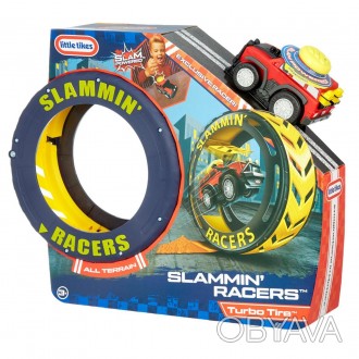 
Шина Little Tikes Wheelz Slammin ´Racers Turbo Tire - это массивное колесо повы. . фото 1