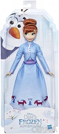 
Disney Frozen Olaf´s Frozen Adventure Anna Doll 
Кукла Анна выполнена в виде ге. . фото 1