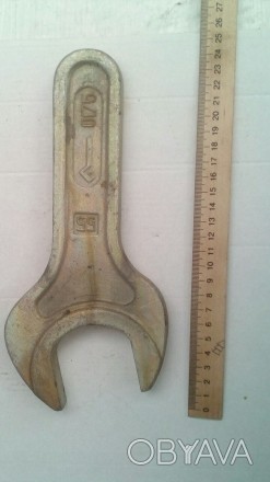 Ключ  55 рожковый, советский, хром-ванадий.Длина 240 мм.Наличие 100 шт.. . фото 1