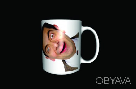 Чашка с печатью Mr Bean. . фото 1