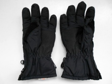Теплые черные непромокаемые детские перчатки  Trespass
На возраст:  7-8 лет.  М. . фото 3