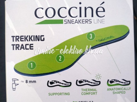 Стельки для треккинговой обуви Coccine Trekking Trace (размер 41-42)
Пятислойная. . фото 4