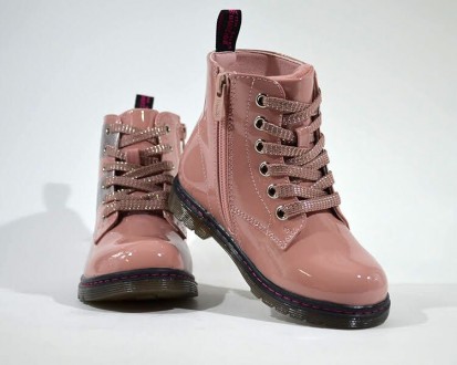 Ботинки WeeSTEP арт.5001-P, лак, розовый Материал верха - искусственная кожа, ла. . фото 4