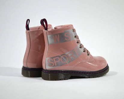 Ботинки WeeSTEP арт.5001-P, лак, розовый Материал верха - искусственная кожа, ла. . фото 6