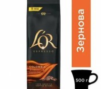 Кофе в зернах L'OR Espresso Colombia 500 гр Льор Колумбия. Киев. фото 1 Кофе в зернах L'OR Espresso Colombia 500 гр Льор Колумбия. Киев. фото 1